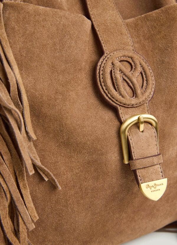 Pepe Jeans bolso tote ante con flecos Tienda