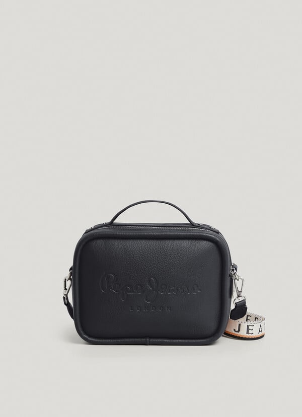 Pepe Jeans bandolera efecto piel con logo Superdescuento