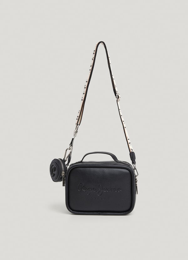 Pepe Jeans bandolera efecto piel con logo Superdescuento