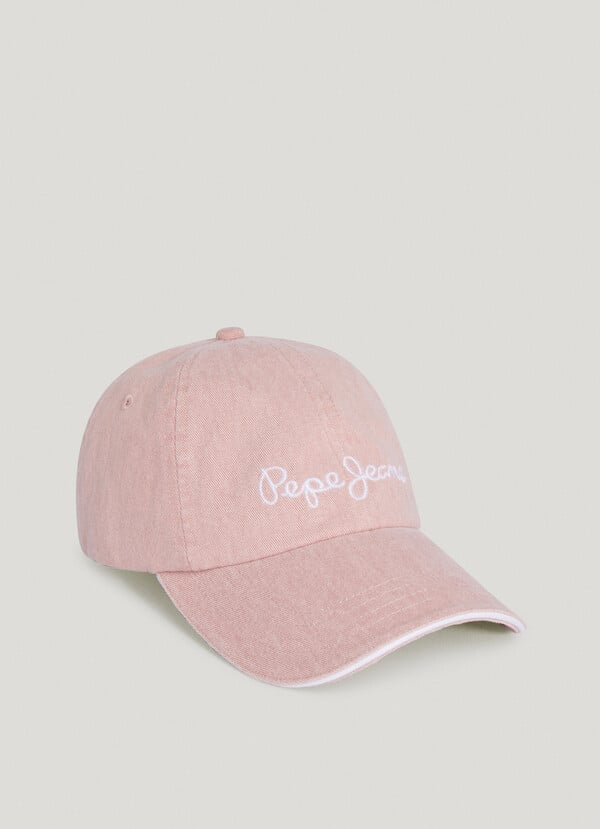 Pepe Jeans gorra denim con logo bordado En línea