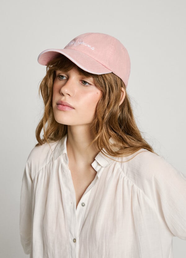 Pepe Jeans gorra denim con logo bordado En línea