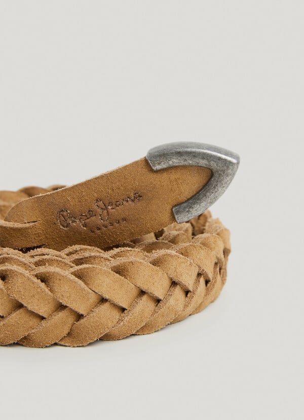 Pepe Jeans cinturón piel trenzado Gran oferta