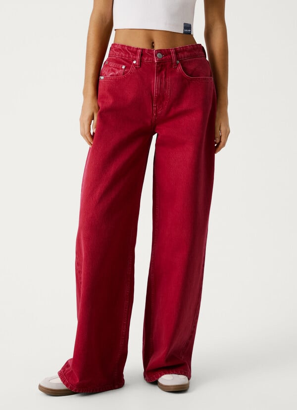 Pepe Jeans jeans fit wide y tiro medio Tienda