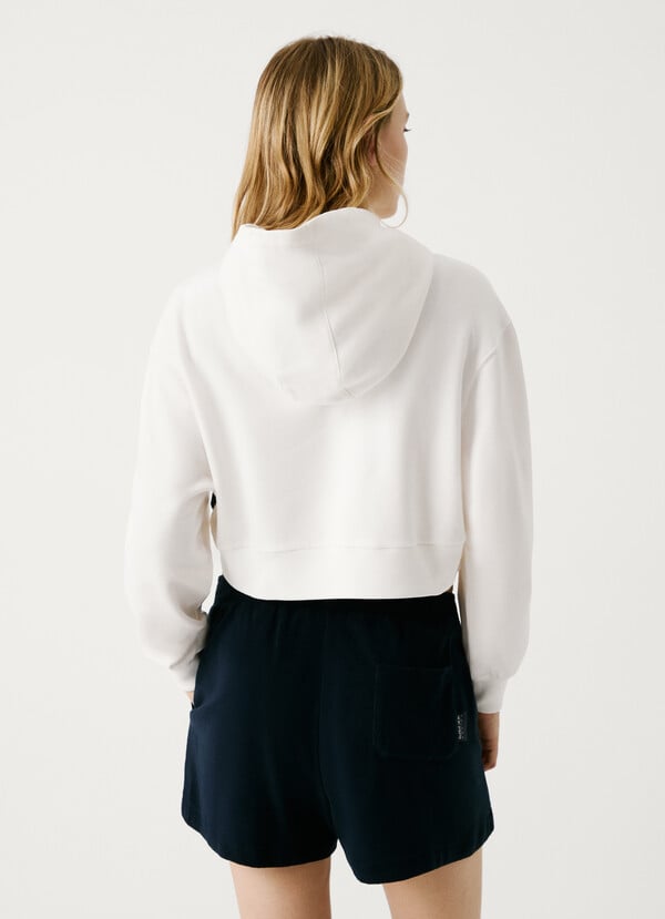 Pepe Jeans sudadera capucha fit cropped COMPRAR AHORA