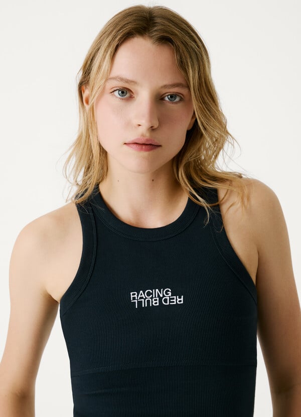 Pepe Jeans camiseta canalé sin mangas