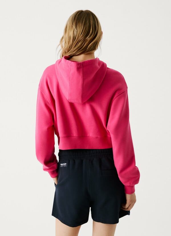 Pepe Jeans sudadera capucha fit cropped Última moda