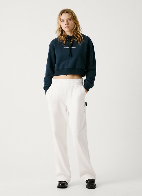 Pepe Jeans sudadera capucha fit cropped Tienda