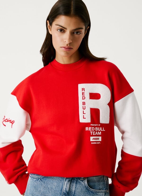 Pepe Jeans sudadera cuello redondo con logo Liquidación