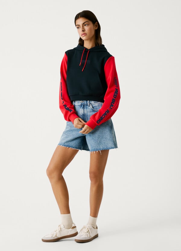 Pepe Jeans sudadera capucha color block Envío gratis