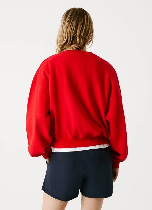 Pepe Jeans sudadera cuello redondo con logo Oferta especial