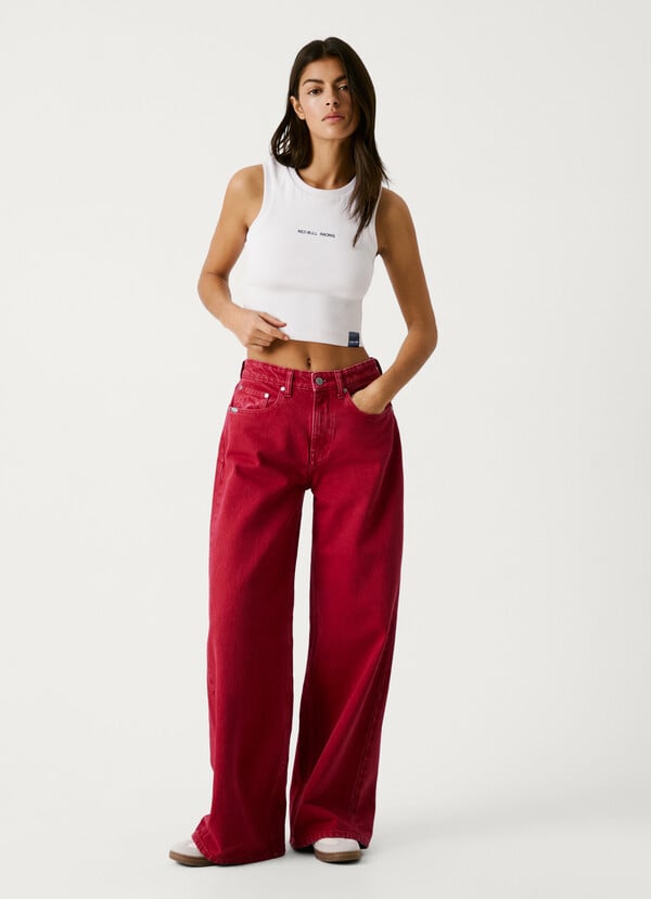 Pepe Jeans jeans fit wide y tiro medio