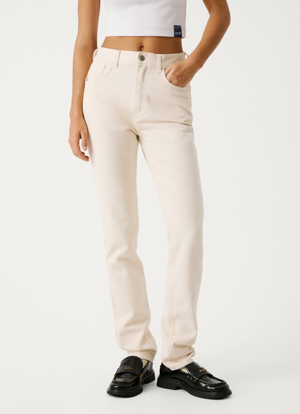 Pepe Jeans jeans fit straight y tiro alto Libre de impuestos