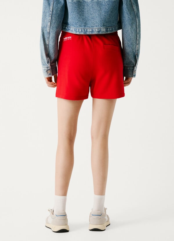 Pepe Jeans shorts felpa cintura ajustable Precio ultrabajo