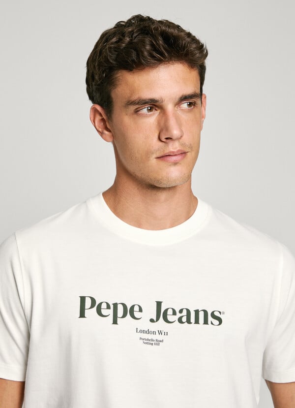 Pepe Jeans camiseta logo estampado fit regular Ofertas