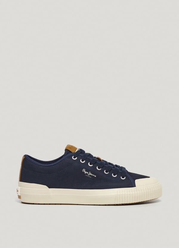 Pepe Jeans zapatillas de ante Venta caliente