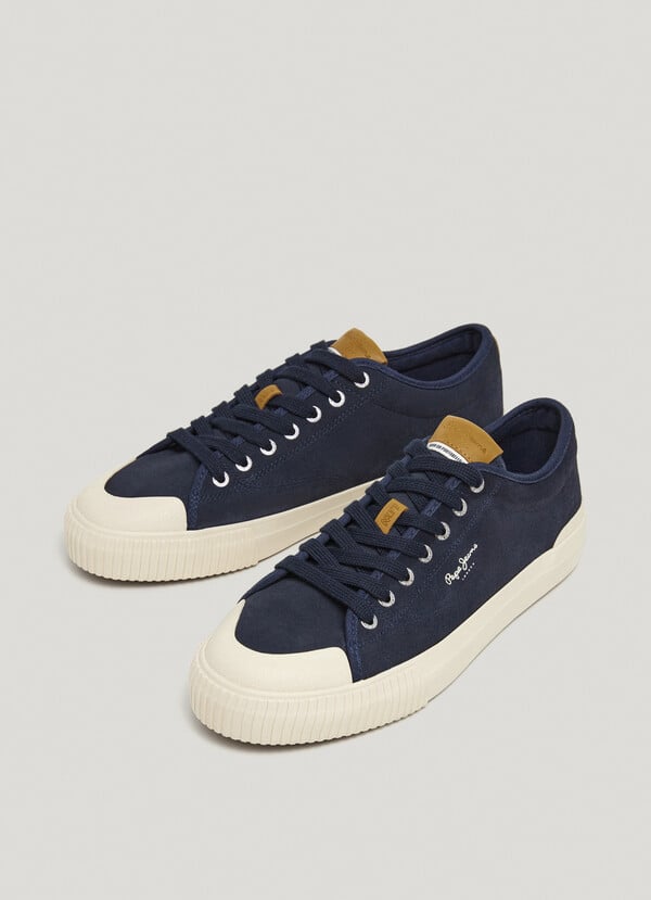 Pepe Jeans zapatillas de ante Venta caliente