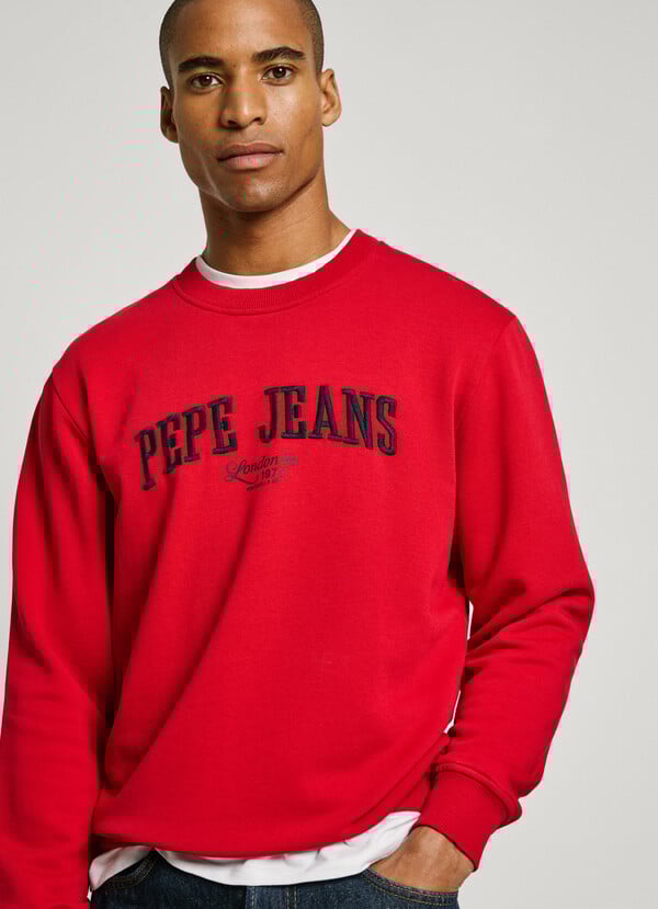 Pepe Jeans sudadera logo bordado fit regular Rebajas top