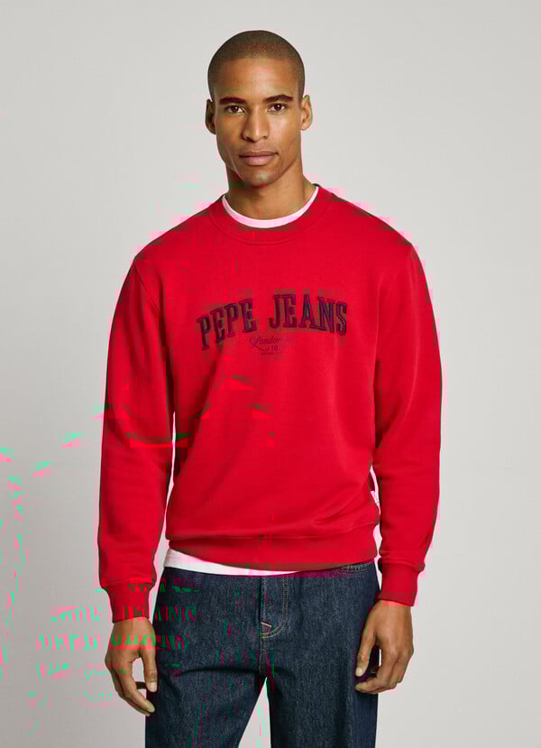 Pepe Jeans sudadera logo bordado fit regular Rebajas top