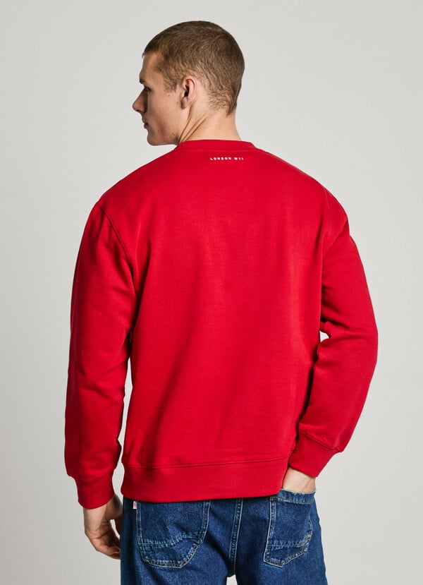 Pepe Jeans sudadera cuello redondo union jack Oferta especial