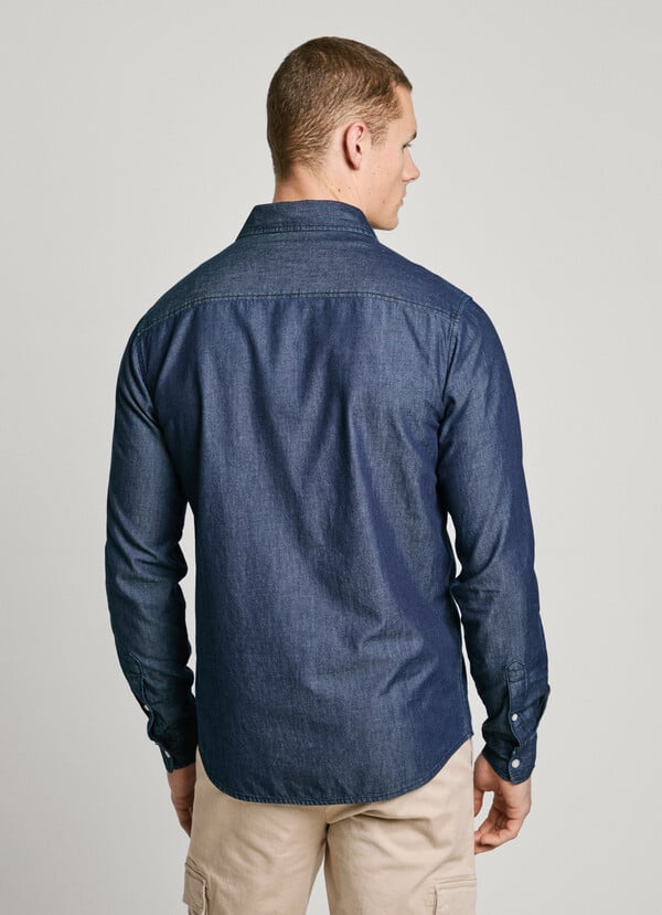 Pepe Jeans camisa denim fit slim Último día