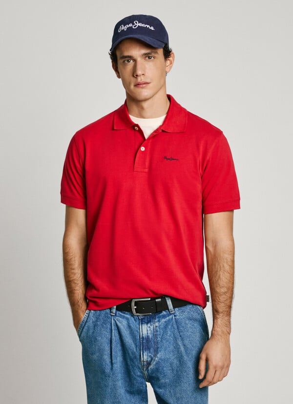 Pepe Jeans polo piqué fit regular Liquidación