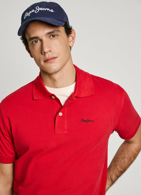 Pepe Jeans polo piqué fit regular Liquidación