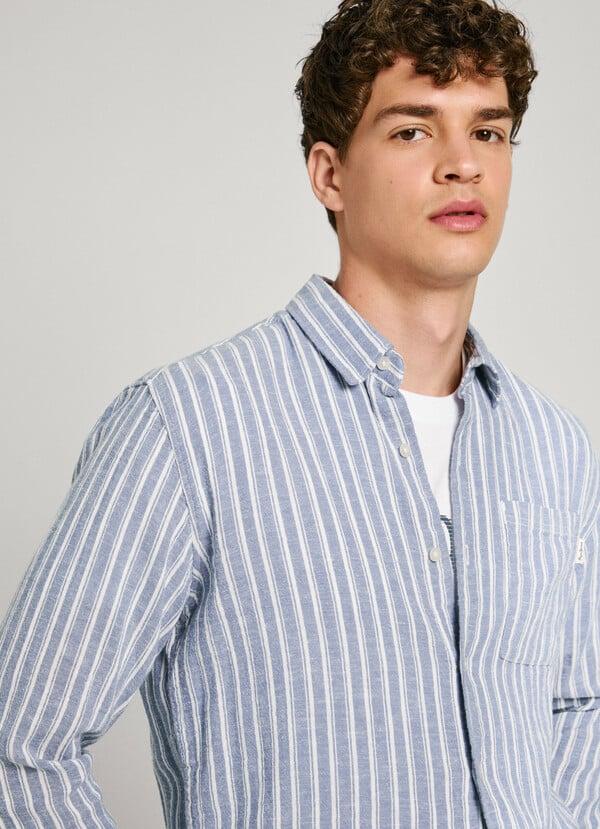 Pepe Jeans camisa rayas fit regular Libre de impuestos