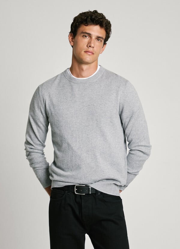 Pepe Jeans jersey cuello redondo fit regular Ofertas de temporada