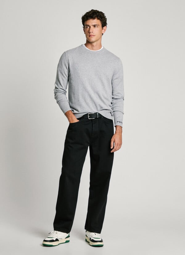 Pepe Jeans jersey cuello redondo fit regular Ofertas de temporada