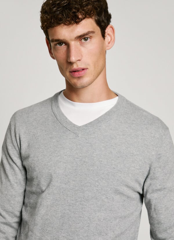 Pepe Jeans jersey cuello pico fit regular