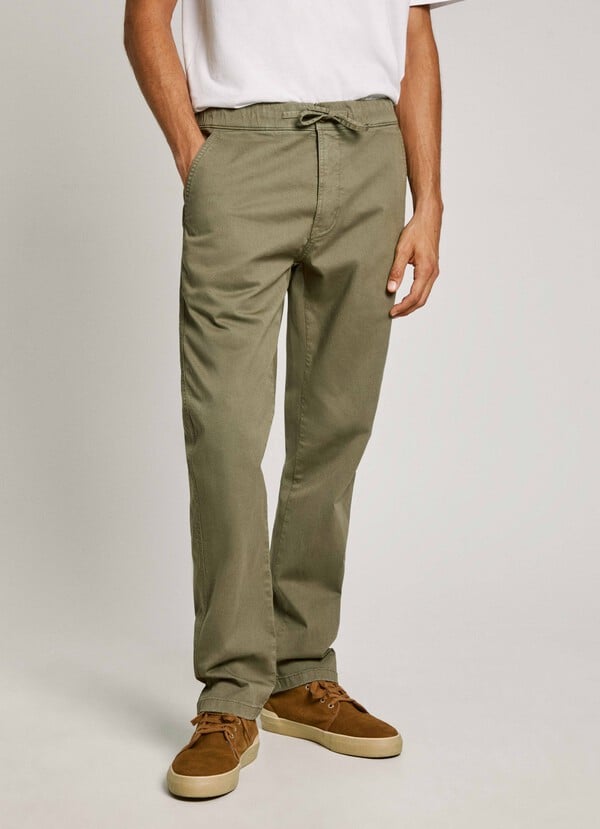 Pepe Jeans pantalón chino tejido elástico Rebajas