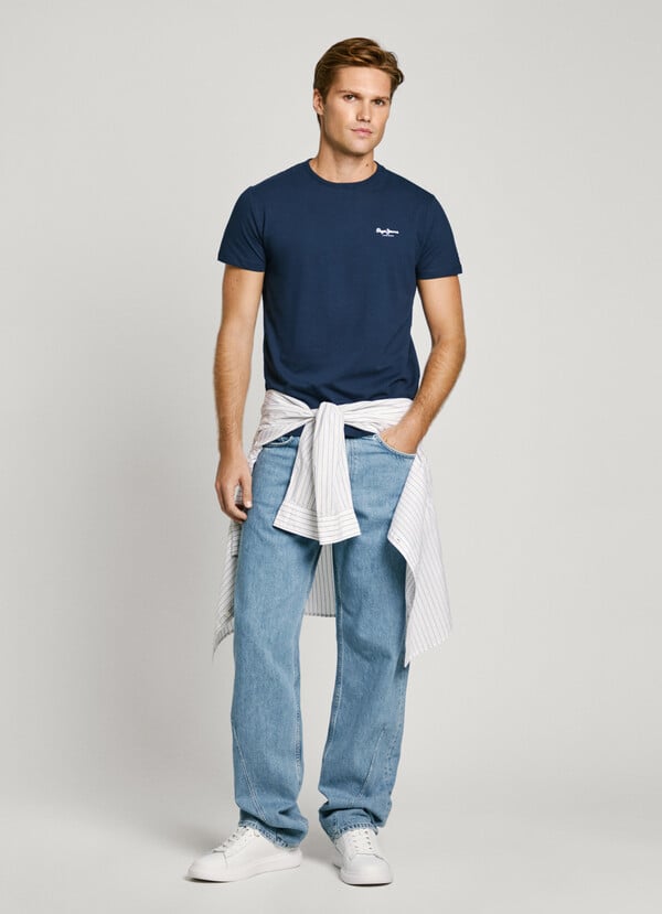 Pepe Jeans camiseta logo estampado fit slim Descuento