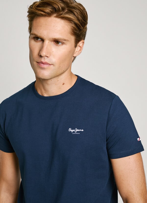Pepe Jeans camiseta logo estampado fit slim Descuento
