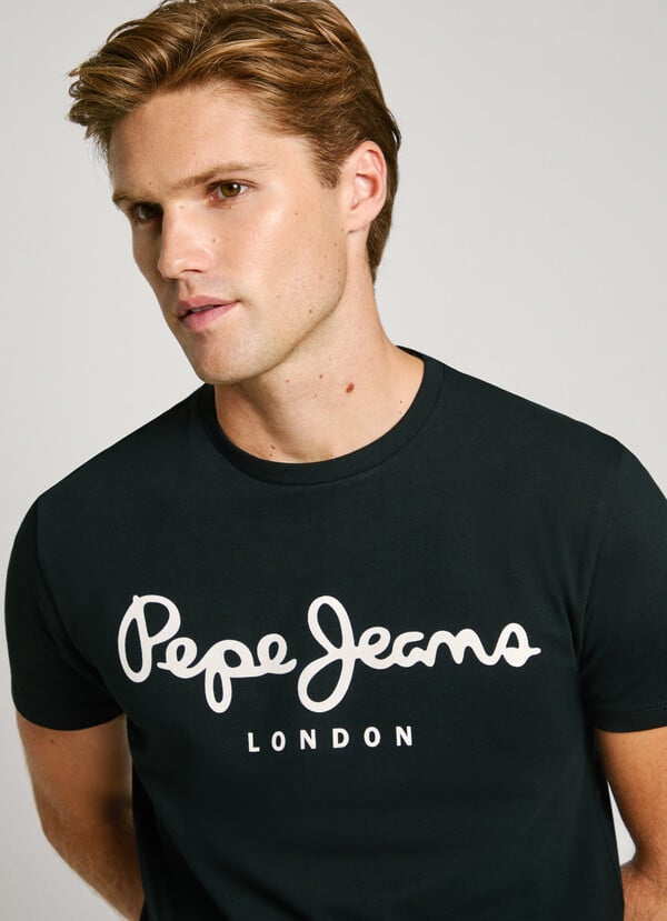Pepe Jeans camiseta logo estampado fit slim Tienda