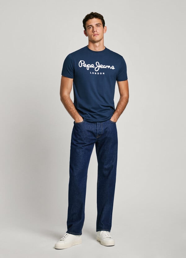 Pepe Jeans camiseta logo estampado fit slim Liquidación