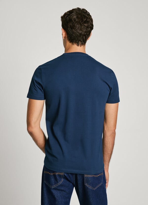 Pepe Jeans camiseta logo estampado fit slim Liquidación