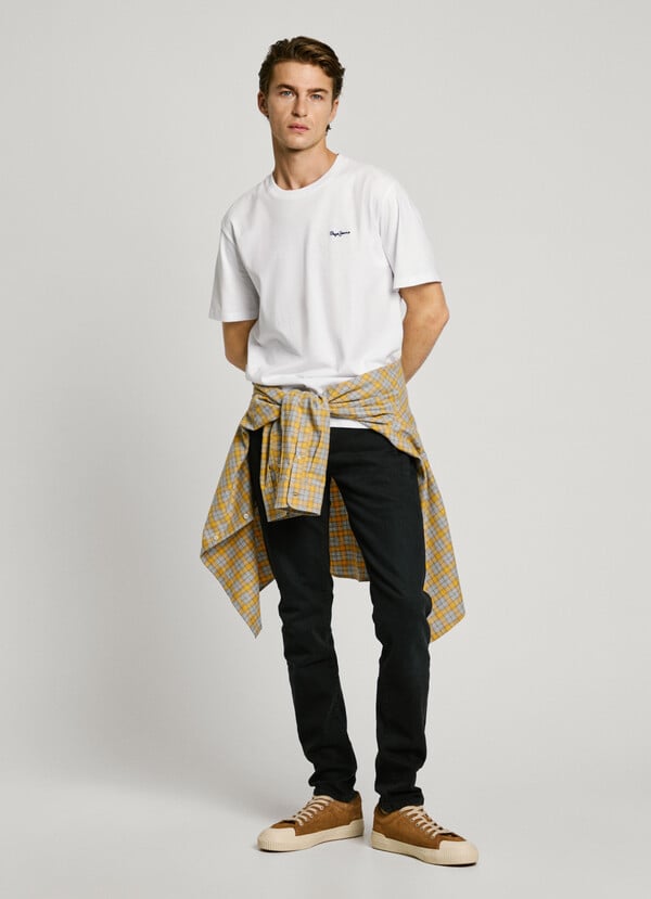 Pepe Jeans camiseta logo bordado fit regular Rebajas online