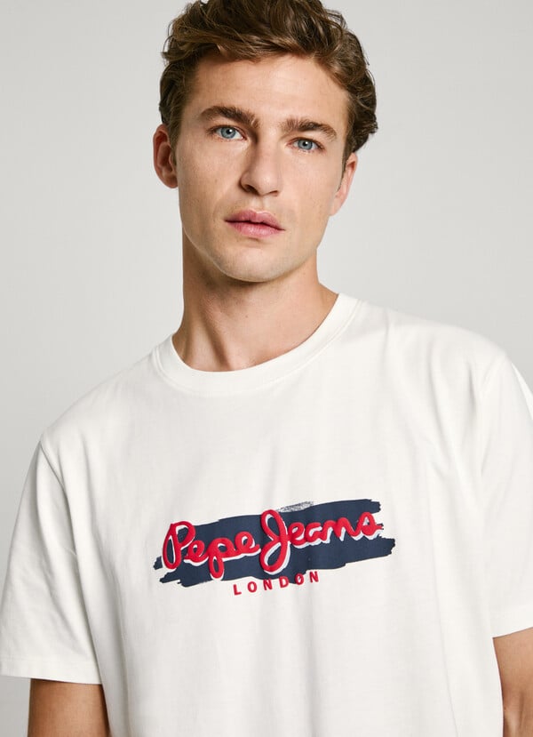 Pepe Jeans camiseta logo estampado fit regular Rebajas top