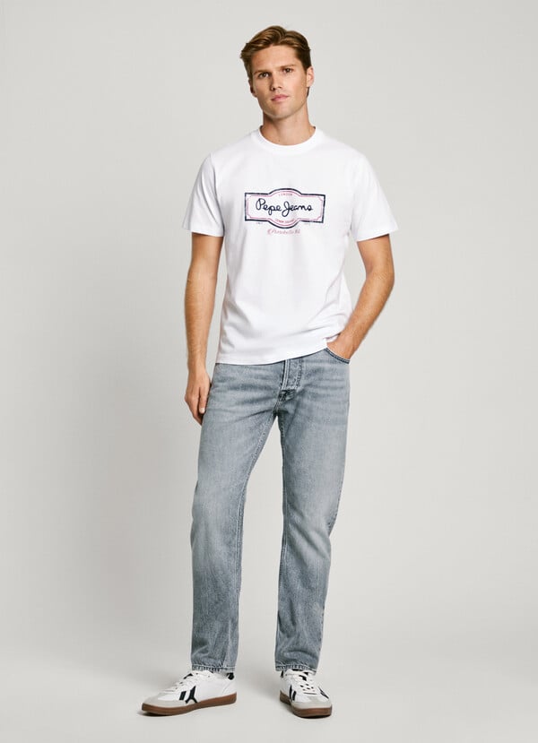Pepe Jeans camiseta logo estampado fit regular COMPRAR AHORA