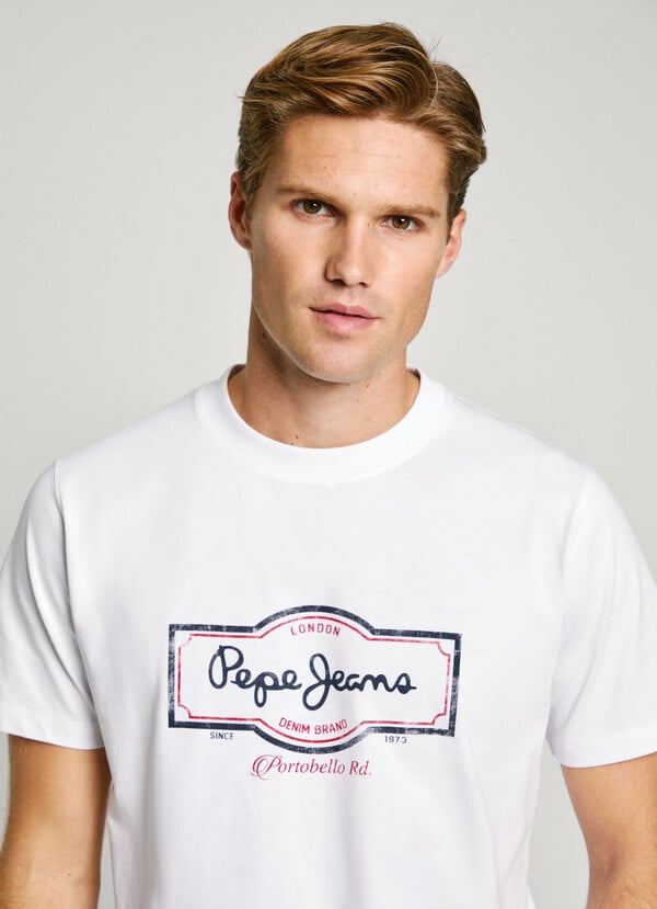 Pepe Jeans camiseta logo estampado fit regular COMPRAR AHORA