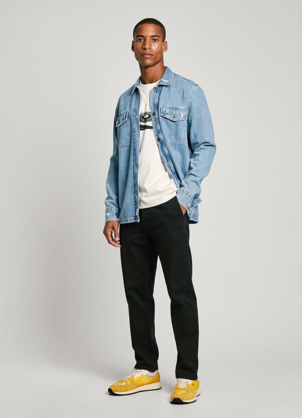 Pepe Jeans sobrecamisa denim fit relaxed Solo queda un día
