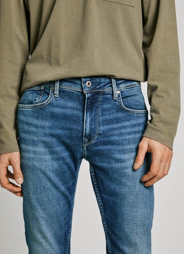Pepe Jeans jeans fit skinny y tiro bajo - finsbury Tienda de fábrica