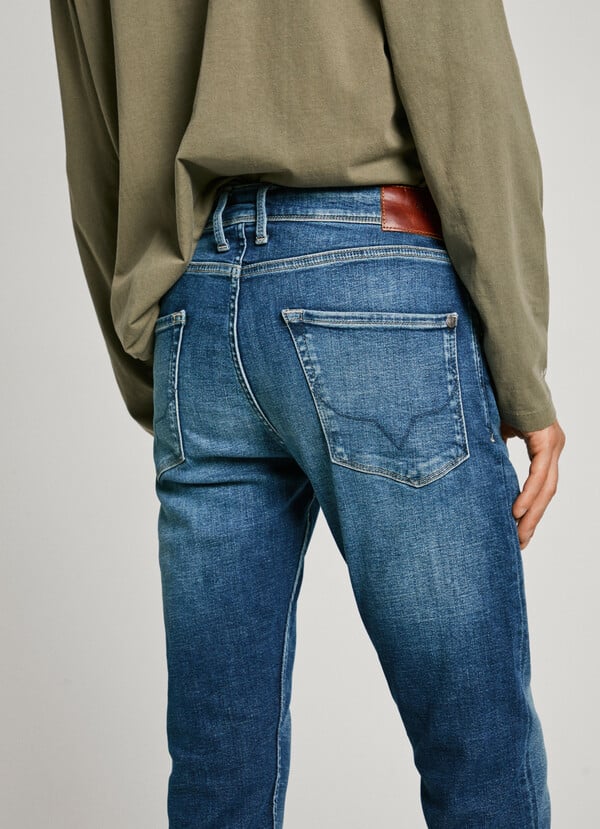 Pepe Jeans jeans fit skinny y tiro bajo - finsbury Tienda de fábrica