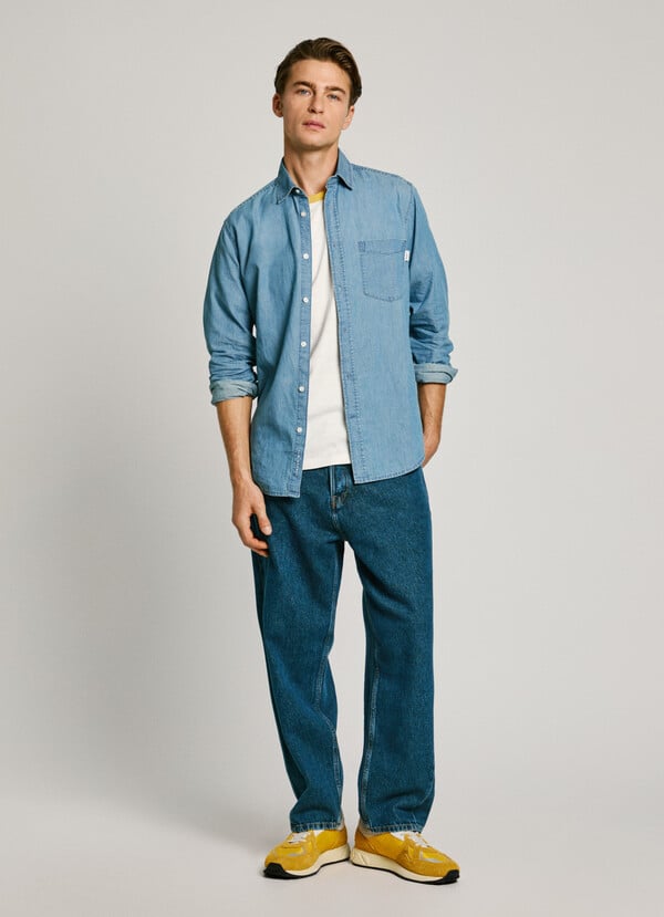 Pepe Jeans camisa denim fit slim Limitado a 3 días
