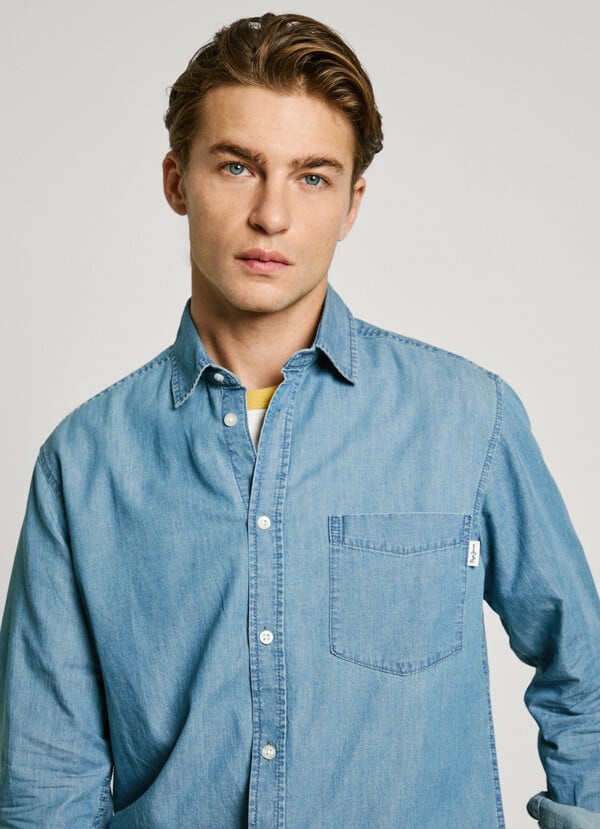 Pepe Jeans camisa denim fit slim Limitado a 3 días
