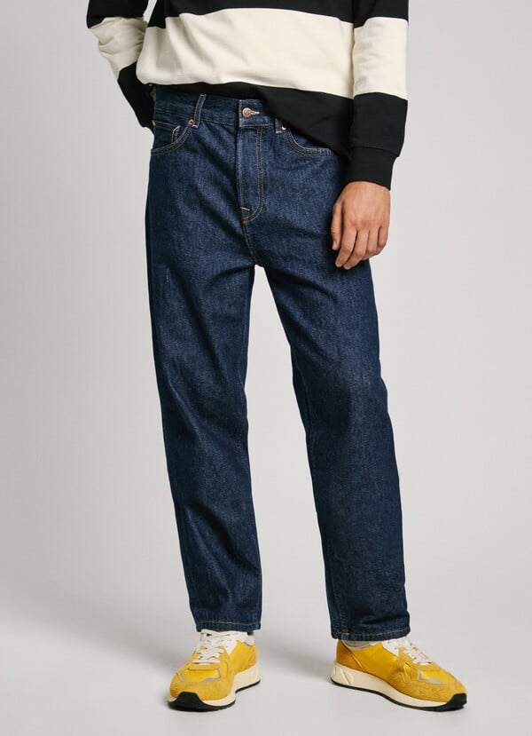 Pepe Jeans jeans fit loose y tiro caído - raw Ahorra y exporta