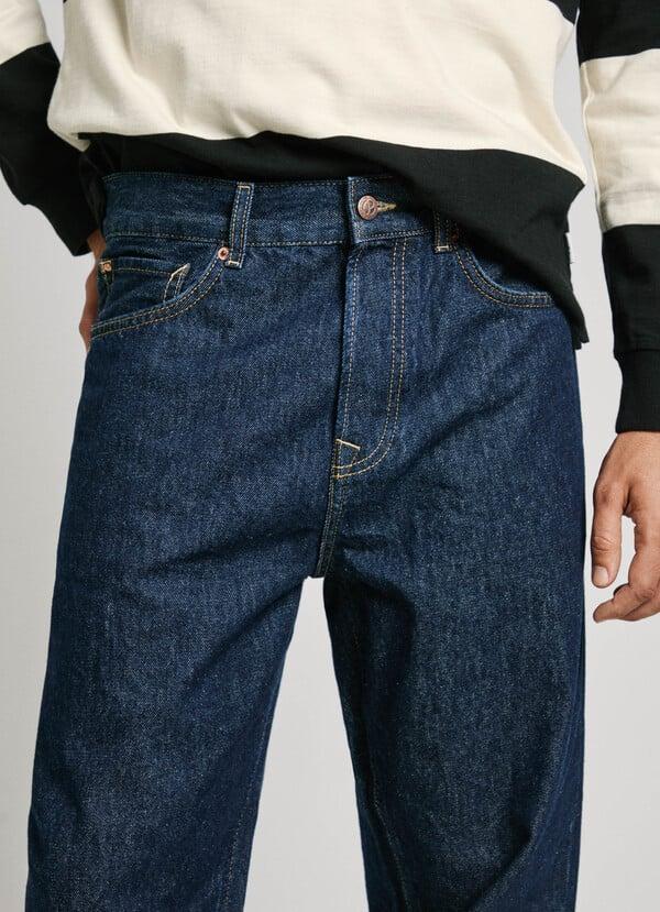 Pepe Jeans jeans fit loose y tiro caído - raw Ahorra y exporta