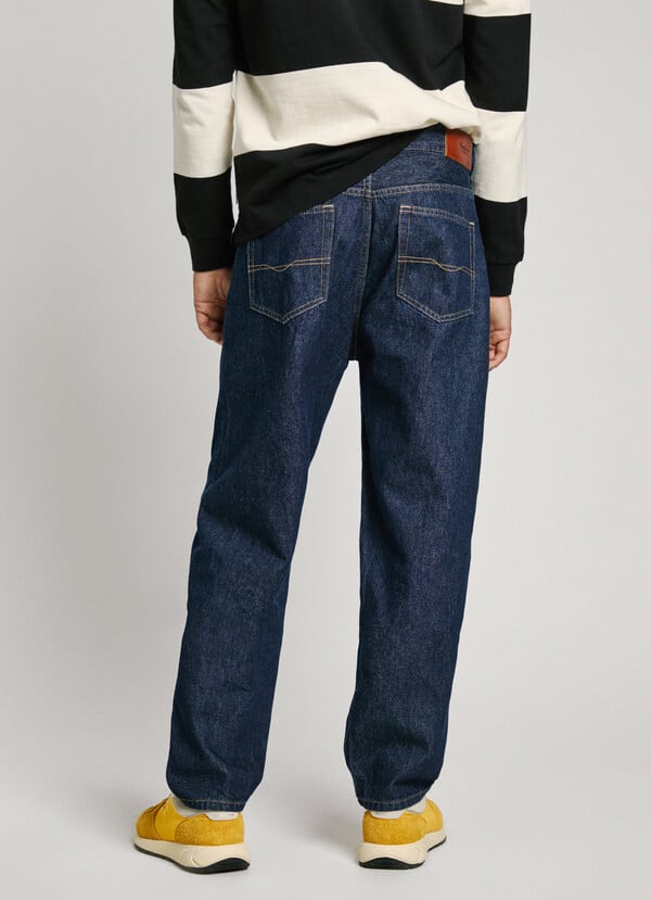 Pepe Jeans jeans fit loose y tiro caído - raw Ahorra y exporta
