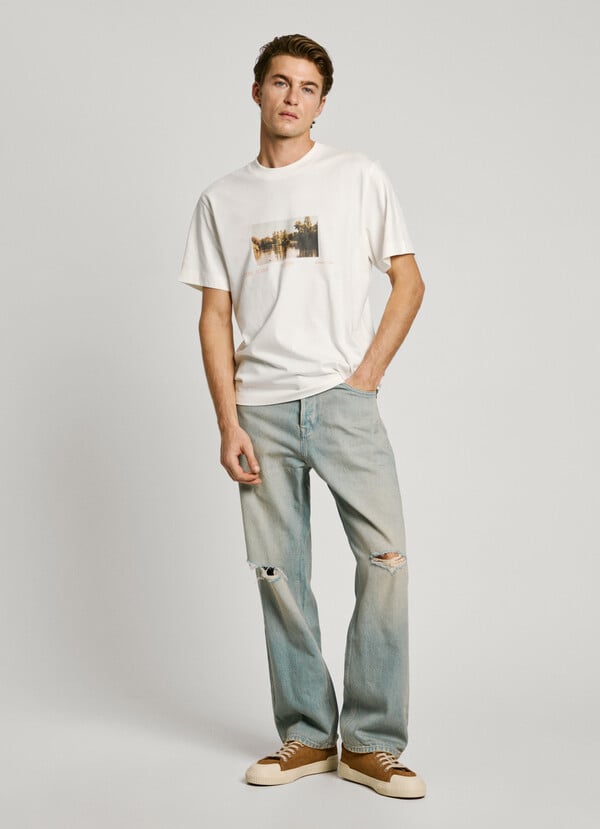 Pepe Jeans jeans fit recto y tiro regular - 73tint Ofertas especiales