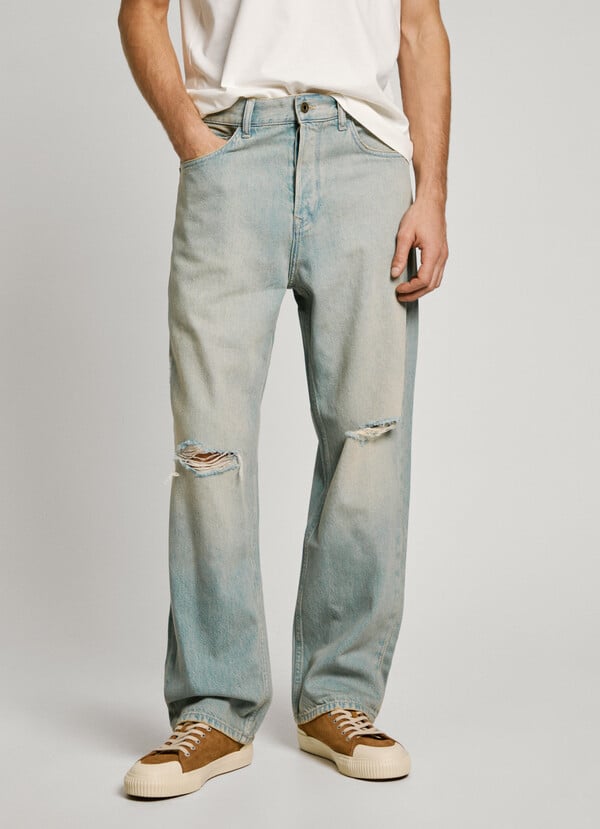 Pepe Jeans jeans fit recto y tiro regular - 73tint Ofertas especiales